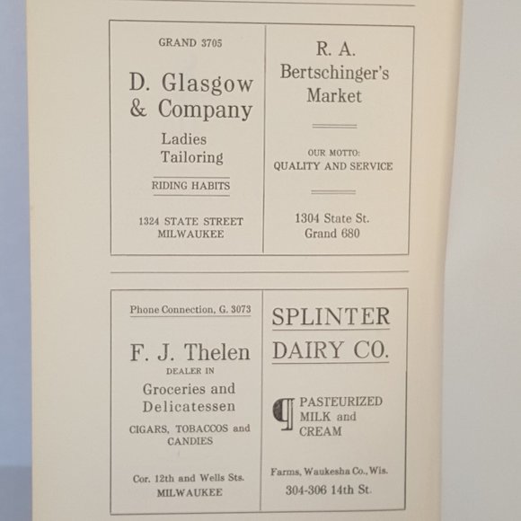 Rare 1913 first edition  Vintage Cookbook Marquette Woman league Wisconsin - Picture 8 of 12